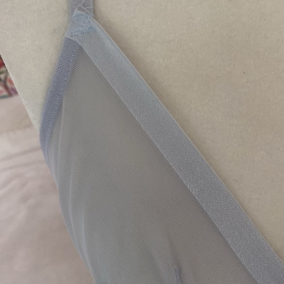 Jason Wu, mesh demi bustier bra, light blue periwinkle, super light weight XL - Picture 2 of 10